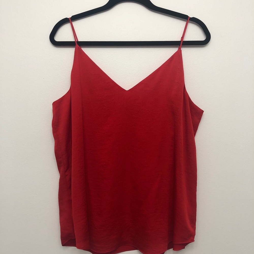 Express Red Camisole Fully Lined Spaghetti Strap
